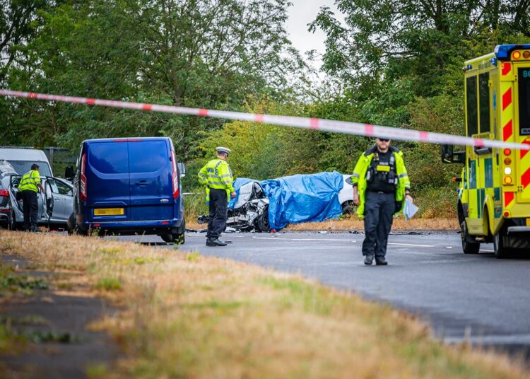 Woman, 20s, killed in head-on A4 crash as second woman airlifted