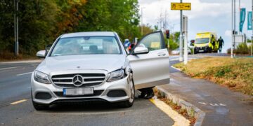 Woman in hospital after car and ambulance crash in Chippenham