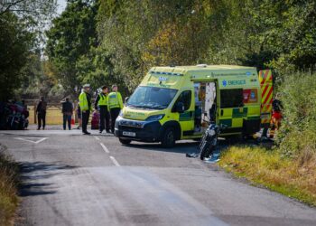 Motorcyclist airlifted to hospital after serious crash near Trowbridge