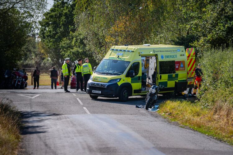 Motorcyclist airlifted to hospital after serious crash near Trowbridge