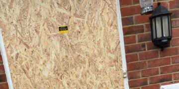 Police smash down door to arrest suspected Southwick flasher