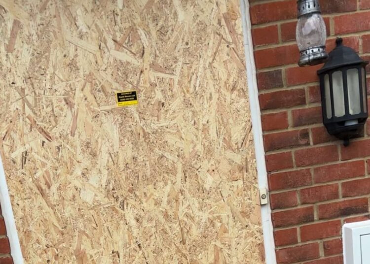 Police smash down door to arrest suspected Southwick flasher