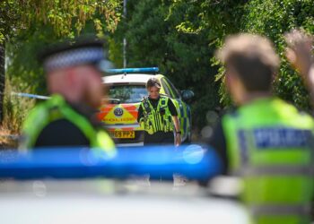 Footpath taped off after police called to serious incident in Swindon
