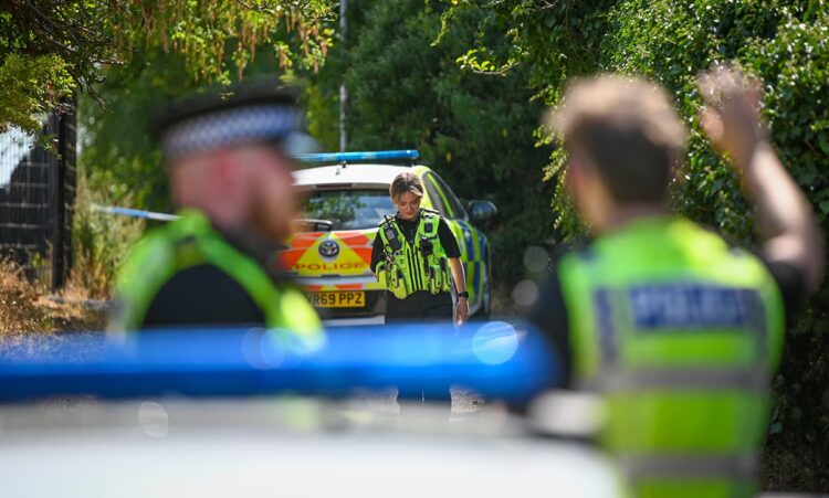 Footpath taped off after police called to serious incident in Swindon