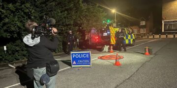 German TV reporters join police tackling predators in Swindon