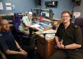 Warminster police officers talk neighbourhood priorities on radio