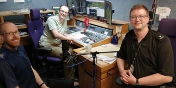 Warminster police officers talk neighbourhood priorities on radio