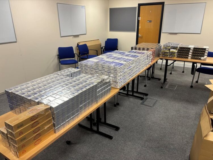 Pensioner arrested after raid uncovers fake cigarettes and cannabis