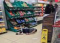 Man missing sock cuffed on Iceland floor after Chippenham assault