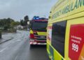 Firefighter climbs through upstairs window to reach Swindon patient
