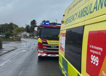 Firefighter climbs through upstairs window to reach Swindon patient