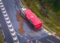 Royal Mail lorry overturns in dramatic crash on Swindon M4 junction