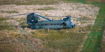 Lucky escape for Chinook crew after hitting bird over Chippenham