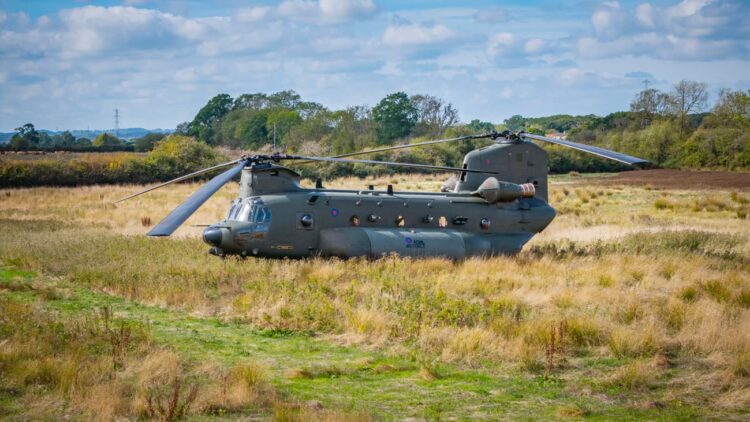 Chinook develops ‘fault’ and makes ’emergency’ landing in Chippenham