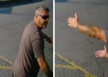 Tattooed man wanted after ‘threatening to stab’ lorry driver on A419