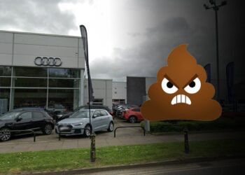 Man in custody after ‘taking a poo’ at Audi dealership in Wiltshire