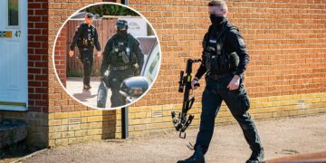 Armed police swoop as man ‘makes threats with deadly crossbow’