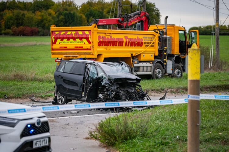 Three air ambulances attend serious crash involving lorry and cars