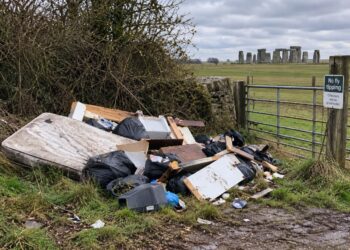 Four hit with £1,000 fines after waste dumped near Stonehenge