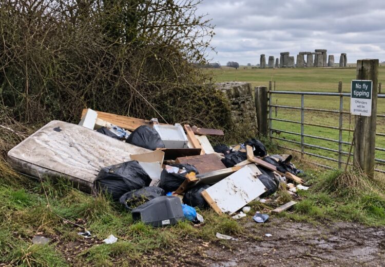 Four hit with £1,000 fines after waste dumped near Stonehenge