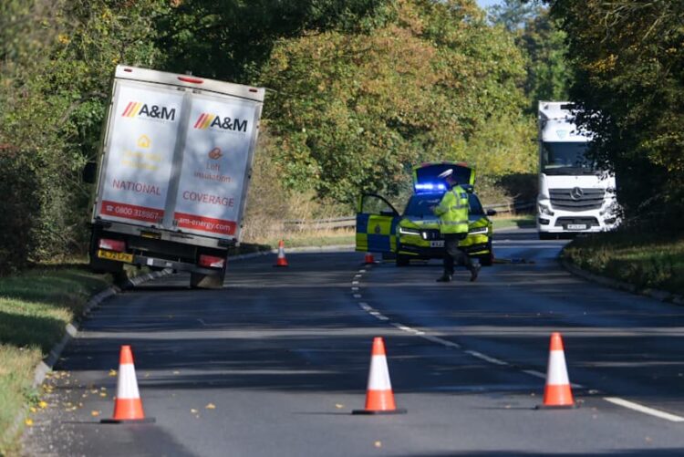 Pedestrian seriously injured in van crash on A350 near Chippenham