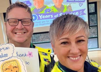 Much-loved Swindon policing duo celebrate 20 years of service