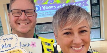 Much-loved Swindon policing duo celebrate 20 years of service