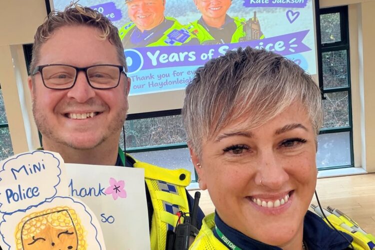 Much-loved Swindon policing duo celebrate 20 years of service