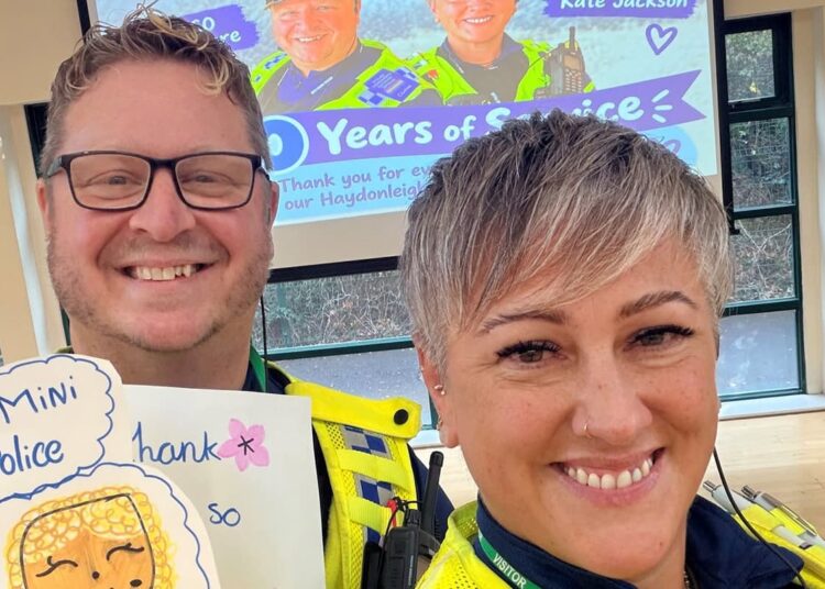 Much-loved Swindon policing duo celebrate 20 years of service