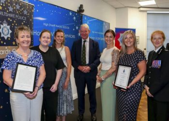 Wiltshire Police victim support team receives High Sheriff Award