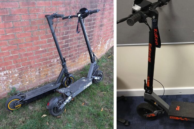 Dangerous e-scooters seized and set for destruction in Swindon