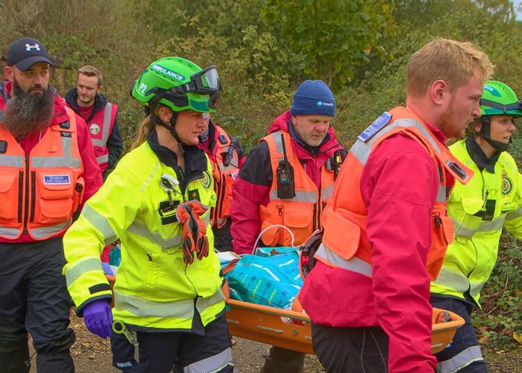 Wiltshire rescue volunteers put to test in simulated plane crash drill