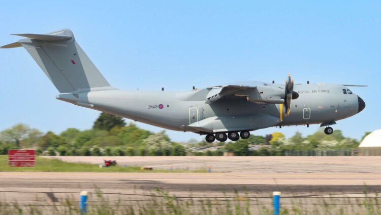 RAF aircraft declares emergency and circles Wiltshire for hours