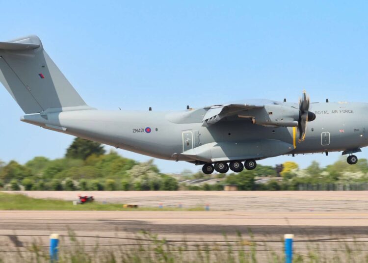 RAF aircraft declares emergency and circles Wiltshire for hours
