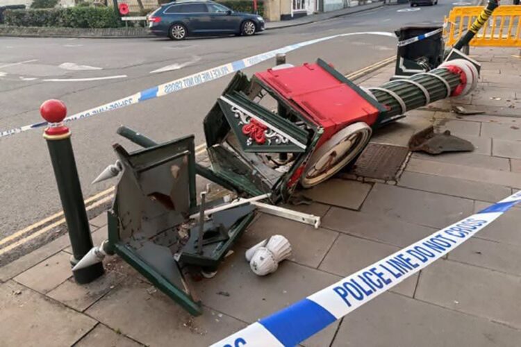 Cricklade’s historic Jubilee Clock smashed to pieces in lorry crash