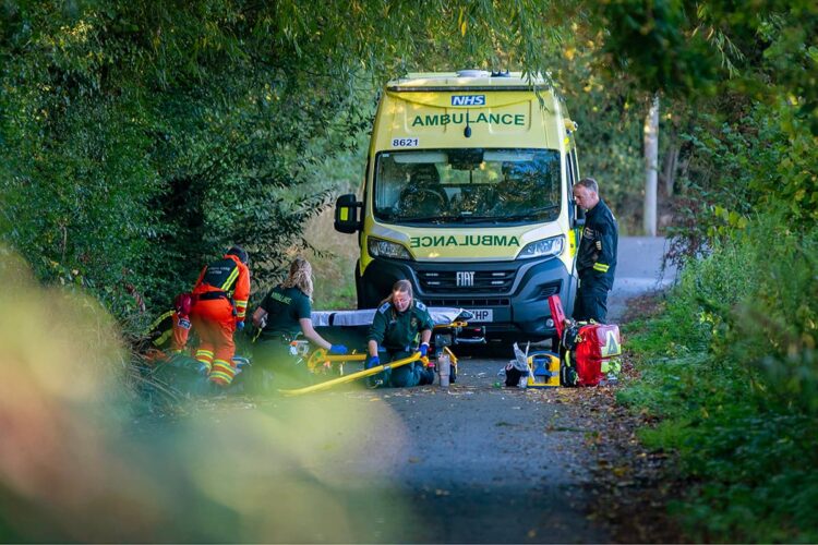Schoolgirl airlifted to hospital after being found injured in Swindon