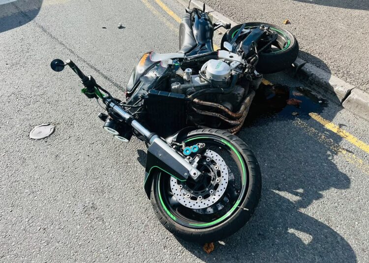 Police deploy stinger to end eight-mile motorbike chase in Wiltshire