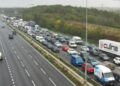 Major tailbacks on M4 near Bristol as vehicle fire closes motorway